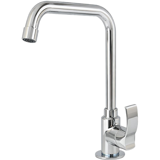 Turkish Modern Square Chrome Kitchen Faucet